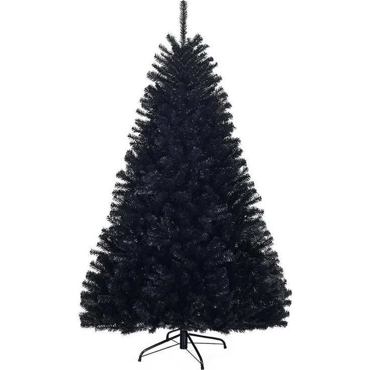 COSTWAY Künstlicher Weihnachtsbaum, 225cm, mit 1258 PVC Spitzen & Ständer – Bild 5