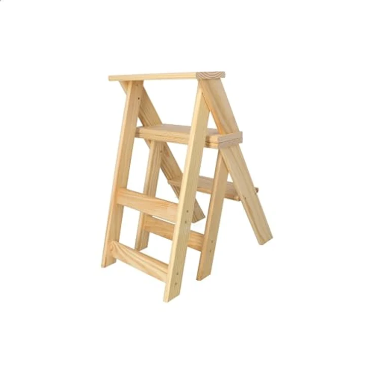 Aranaz 11001 Treppenstuhl, Kiefernholz, 39 x 53 x 91 cm – Bild 12