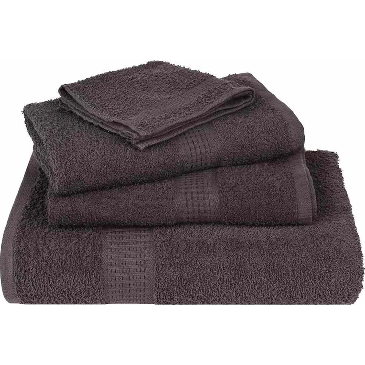 vidaXL Saunatücher FROGN 10 Stk. Anthrazit 80x200 cm 360 g/m² 136695 – Bild 4