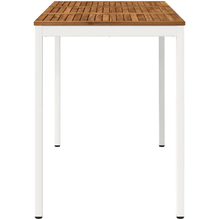 vidaXL Gartenbar-Tisch NAARDEN Natur und Weiß 141 x 80,5 x 105 cm 901347 – Bild 4