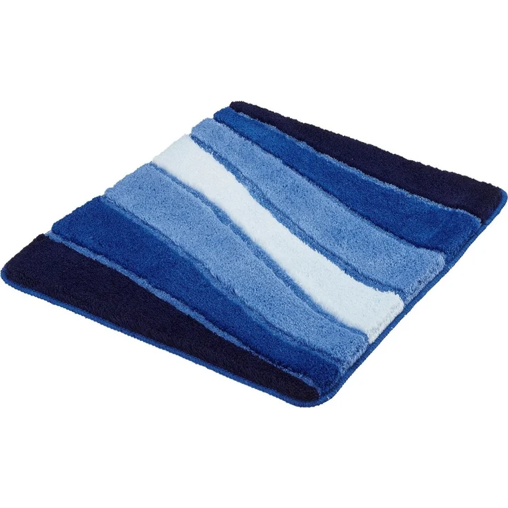 MEUSCH Badematte Ocean, Höhe 23 mm, rutschhemmend beschichtet, fußbodenheizungsgeeignet, Kunstfaser, Badteppich, Wellen Design, mit Farbverlauf, Hoch-Tief Effekt, waschbar – Bild 5