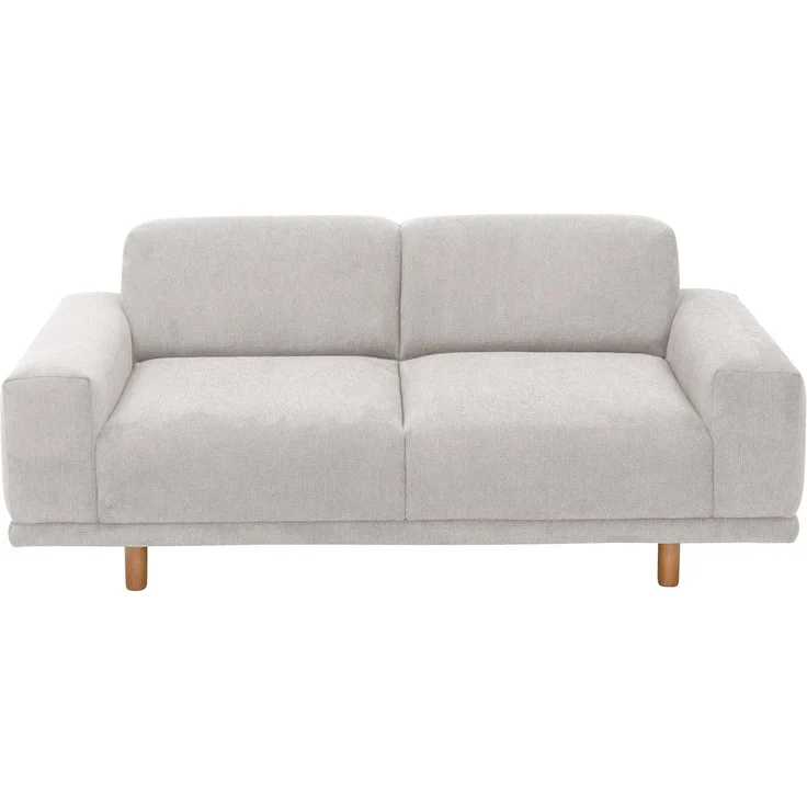 Sofa 2-Sitzer Kattryna Flachgewebe silber – Bild 2