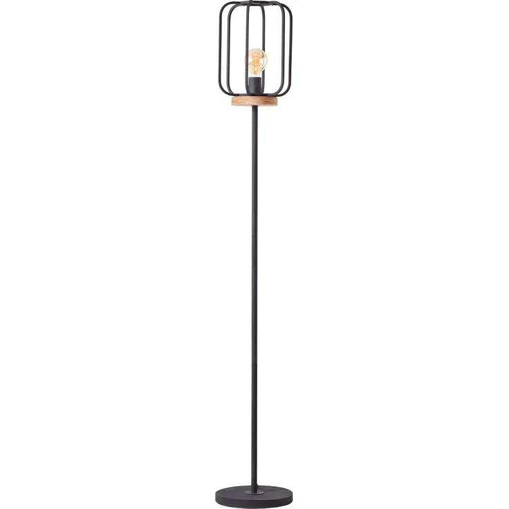 Brilliant 'Tosh' Standleuchte, Metall / Holz, E27, 162,5 x Ø 25 cm