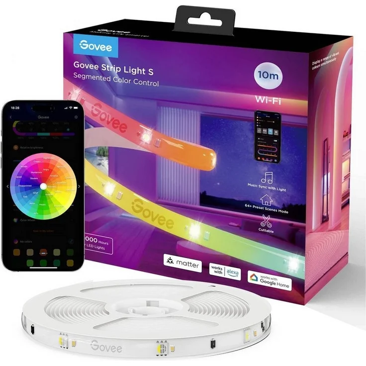 Govee LED Strip Lights Matter ready 10 Meter EEK G – Bild 2