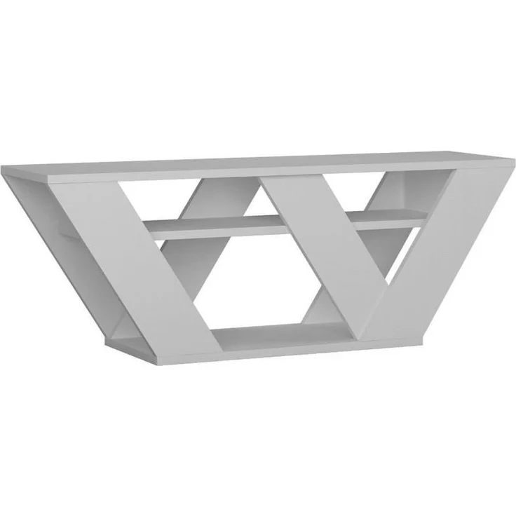 Calicosy TV-Möbel, Lowboard in Weiß, Holzwerkstoff, 30x40x110 cm, mit FSC-Zertifikat und vielseitigem Design für Wohnzimmer