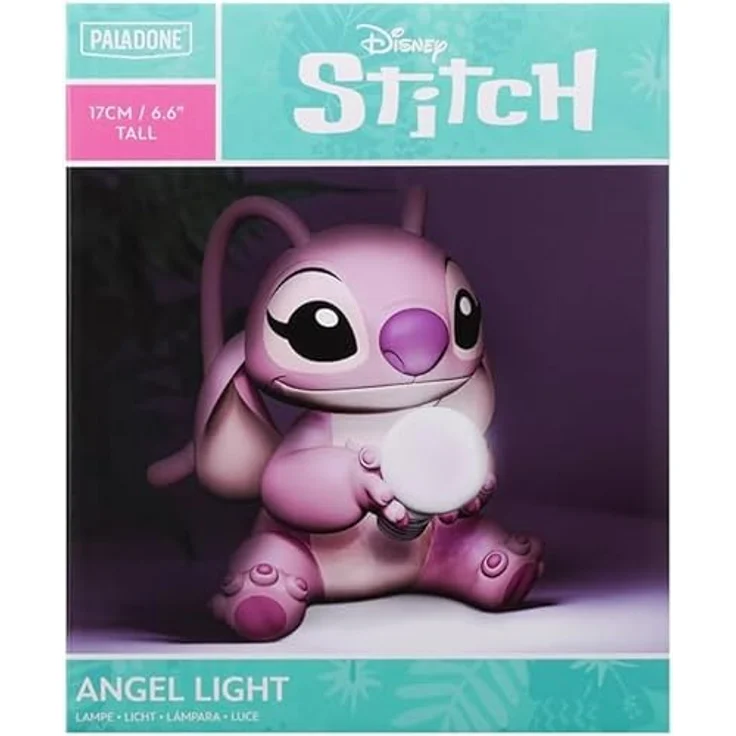 Angel Lampe – Offiziell lizenzierte Lilo und Stitch Lampe, Disney-Sammelgeschenk, Nachttisch, Schlafzimmer, Nachtlicht-Dekor | Paladone – Bild 7