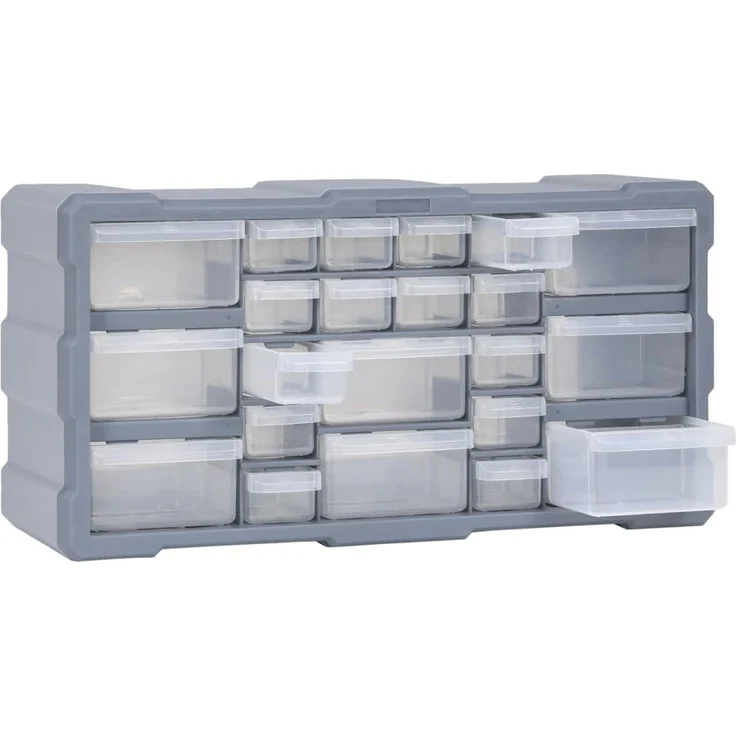 vidaXL Multi-Schubladen-Organizer mit 22 Schubladen 49x16x25,5 cm 147584 – Bild 5