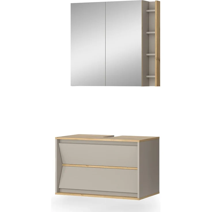 Badmöbel-Set Edelin Cashmere 2-teilig Vicco – Bild 1