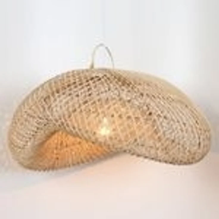 Rattan Lampe Luna L – Bild 12