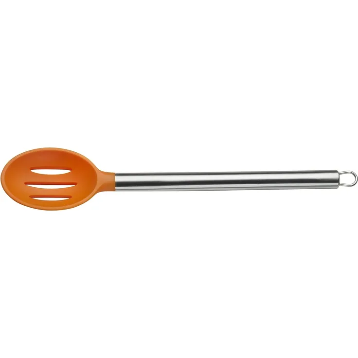 Pintinox 72000256 Schöpflöffel aus Silikon, mit Schlitzen, Griff aus Edelstahl
