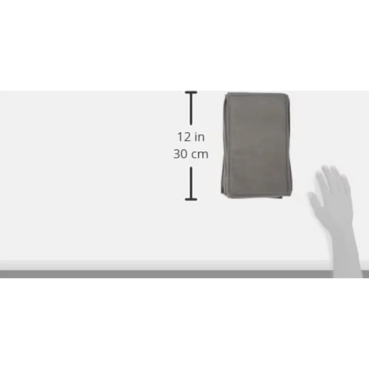 XXXL Hängeregal, grau, Kunststoff, 30x105x18 cm, platzsparendes Wandregal für Wohnzimmer, bereits montiert – Bild 2
