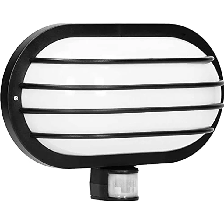 Virone LASO E27 Außenlampe mit Bewegungsmelder, IP44 wasserdicht, bis zu 60W, Schwarz – Bild 4