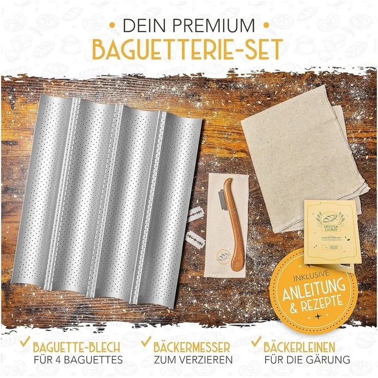 Krustenzauber Brotbackform KRUSTENZAUBER Gusseisen Topf zum Brotbacken & andere Brotbackformen – Bild 2