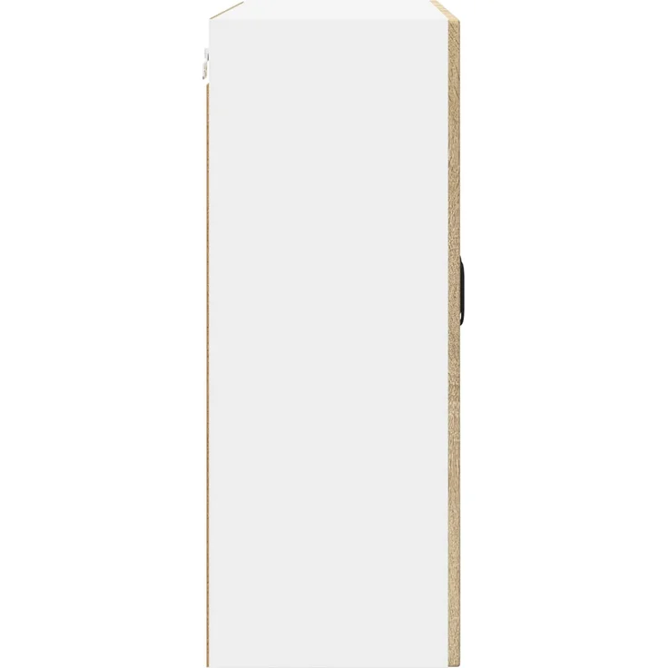 vidaXL Wandglas-Schrank PORTO Sonoma-Eiche 80 x 31 x 80 cm 885417 – Bild 7