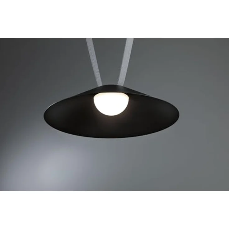 Paulmann Pendelleuchte Cone Uline 12W Aluminium, schwarz, warmweißes Licht 3000 K, 1245 lm, IP20 – Bild 9
