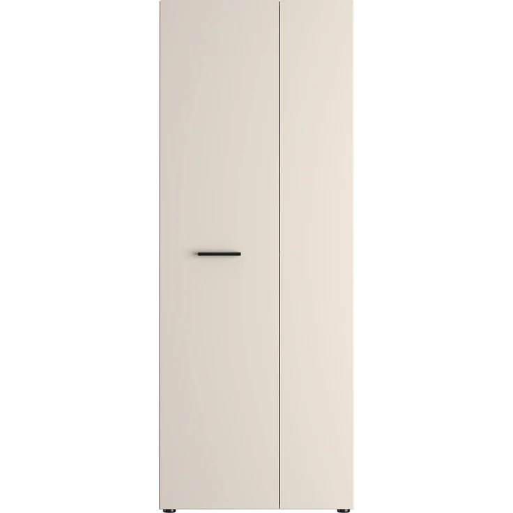 Forte NET306 Schuhschrank 70, moderner Flurschrank, 2-türig, 5 Regalböden, Flur, Diele, Abstellraum, Holzwerkstoff, Kaschmir|Beige, 68,7 cm breit x 181,1 cm hoch x 36,5 cm tief – Bild 9