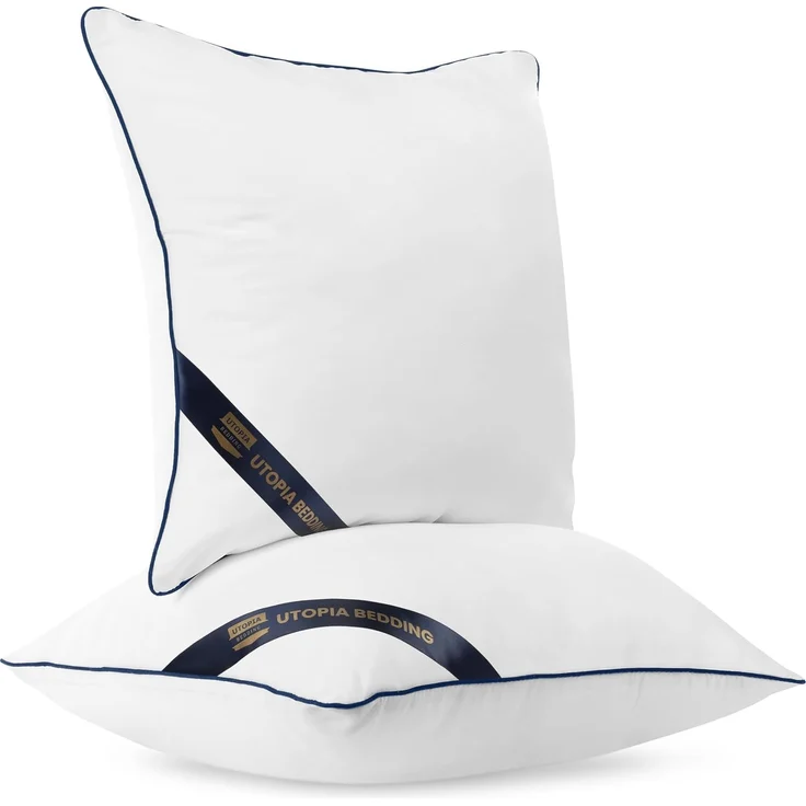 Utopia Bedding Kissen, Kissenfüllung für Bett und als Dekokissen, Sofakissen, Zierkissen für Couch (4, Weiß, 40x40 cm) – Bild 5