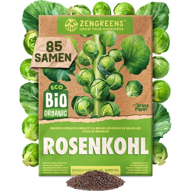 ZenGreens® - Bio Wintergemüsesamen im 20er Set - 20 Winter Gemüse Samen für den einfachen Anbau im Garten, Balkon oder Hochbeet - Pflanzensamen - Saatgut – Bild 15