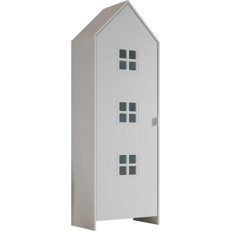 Schrank Casami Bruges 37 x 57,6 x 171,3 cm MDF Weiß – Bild 1