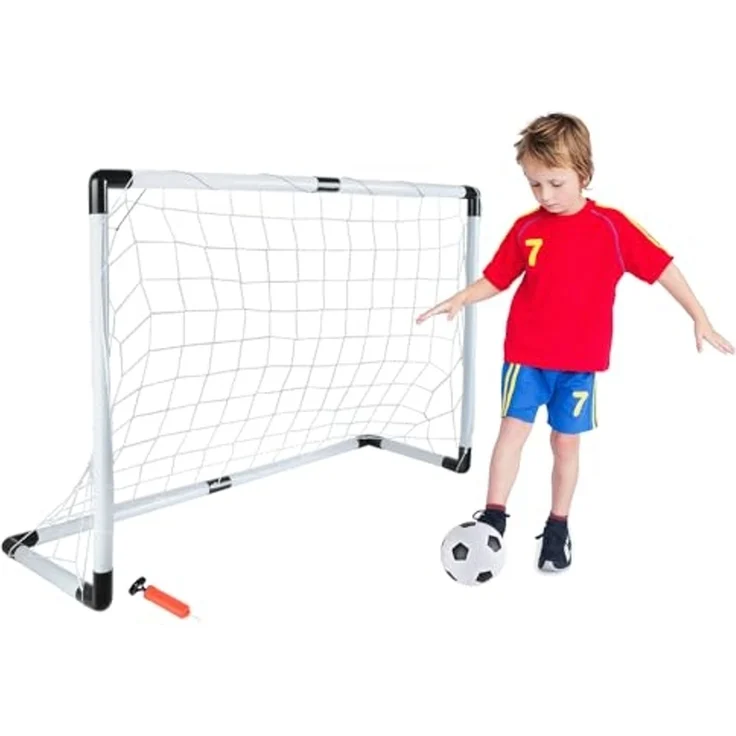 Trizand Fußballtor + grau + Pumpe 23459 – Bild 6