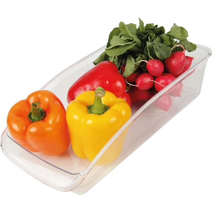 Kühlschrank - Behälter ( 33 x 15 x 8cm ) Kühlschrankbox Spülmaschinengeeignet - Hochwertige Aufbewahrungsbox mit Griff für die Küche – Bild 8