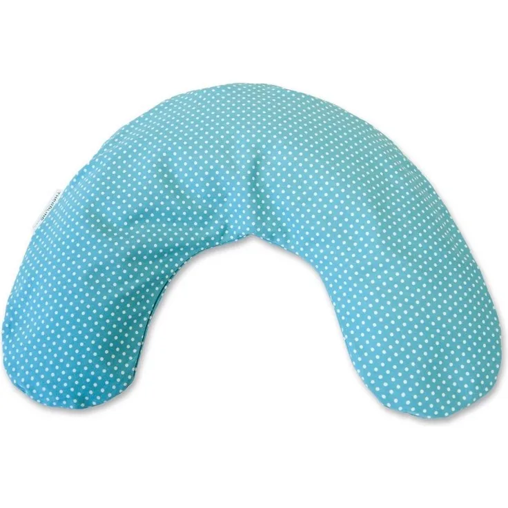 Theraline Bezug für Nackenkissen mittel Punkte türkis