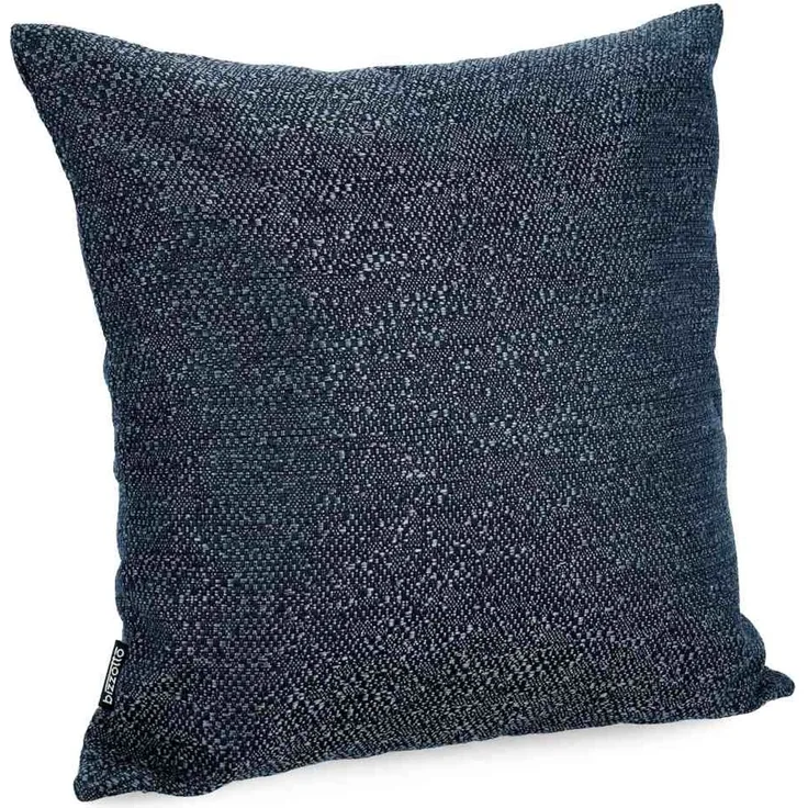 Kissen Ipek 2er-Set aus Olefin-Stoff, modern, wasserabweisend, dunkelblau, 45x45 cm