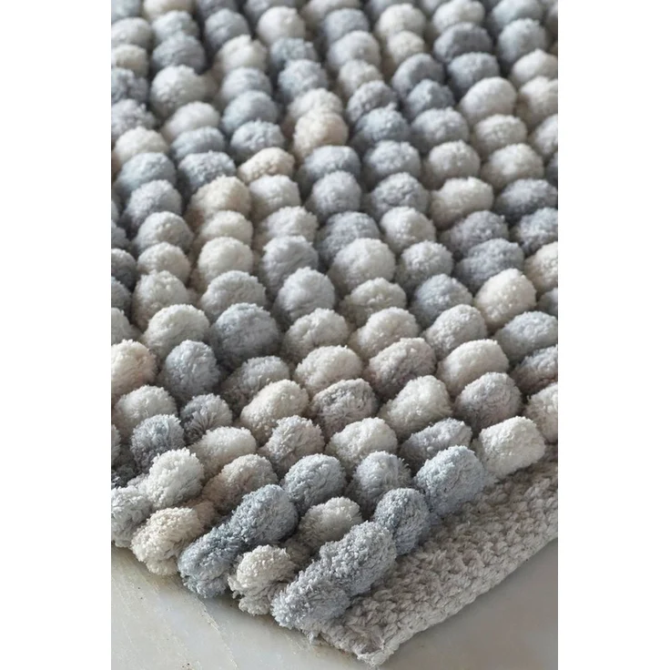 Next Badematte Badematte mit riesigen Noppen, Höhe 80 mm, Polyester (recycelt), Baumwolle