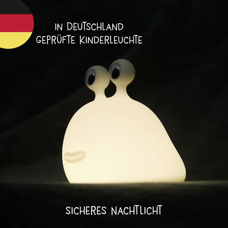 MegaLight LED Nachtlicht Momo Moon weiß dimmbar warmweiß mit Akku – Bild 8