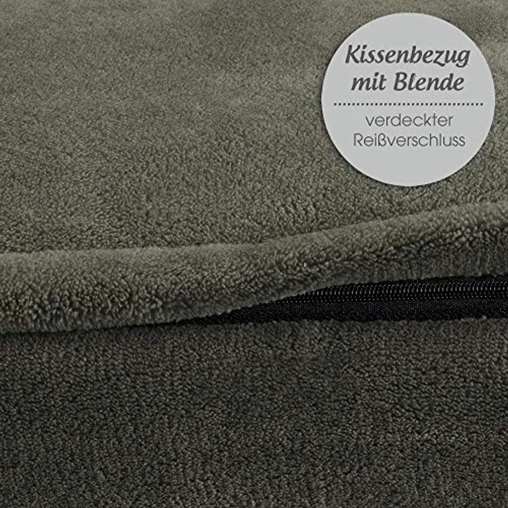 CelinaTex Kissenbezüge Comfortable Kissenbezüge Kissenhüllen 2er Set 40x80cm grau – Bild 5