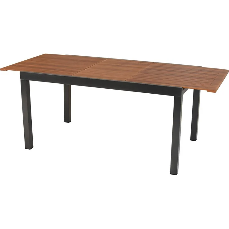 MERXX Garten-Essgruppe Valenza, (Set, 7-tlg), inkl. 6 Klappsessel, 1 Ausziehtisch – Bild 3