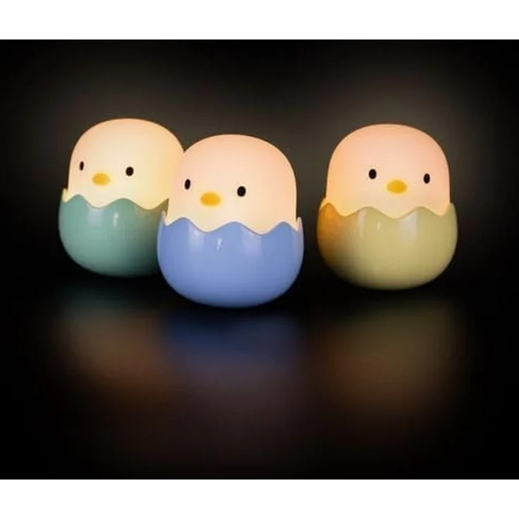 MegaLight Nachtlicht MegaLight LED Baby Eggy Nachtlicht mit Akku 3er-, Inkl. Leuchtmittel, Dimmbar ohne Bewegungsmelder – Bild 3