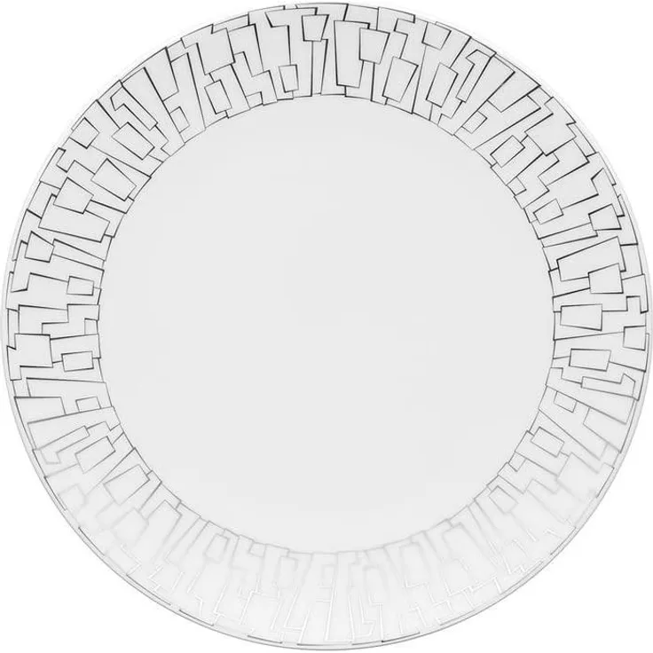 Frühstücksteller 22 cm TAC Gropius Skin Platin Rosenthal Studio Line Frühstücksteller, Spülmaschinengeeignet