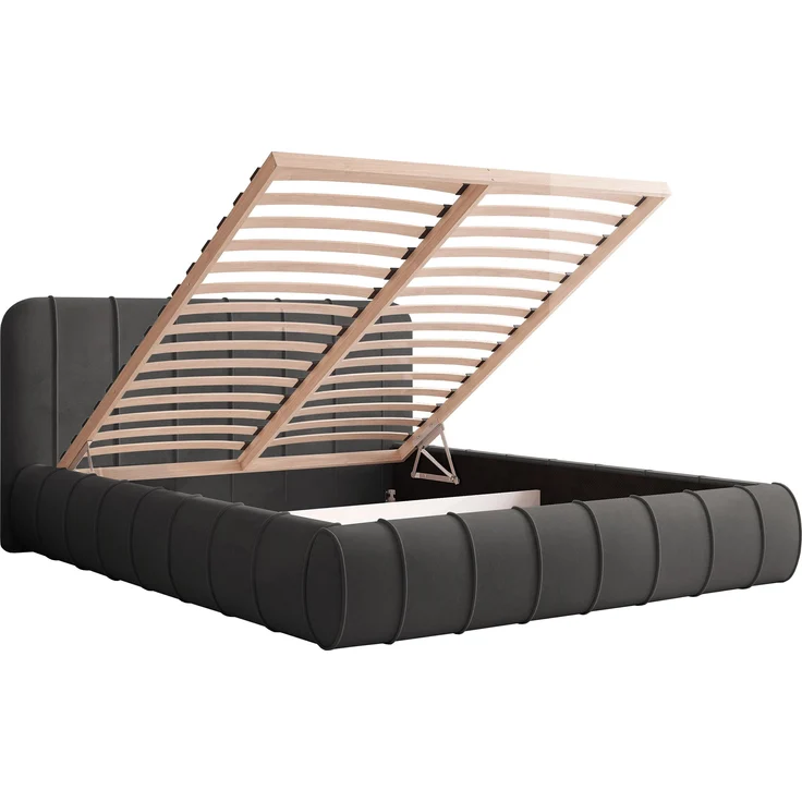 Polsterbett Slim XI (Farbe: Kronos 38, Größe: 160x200) – Bild 3