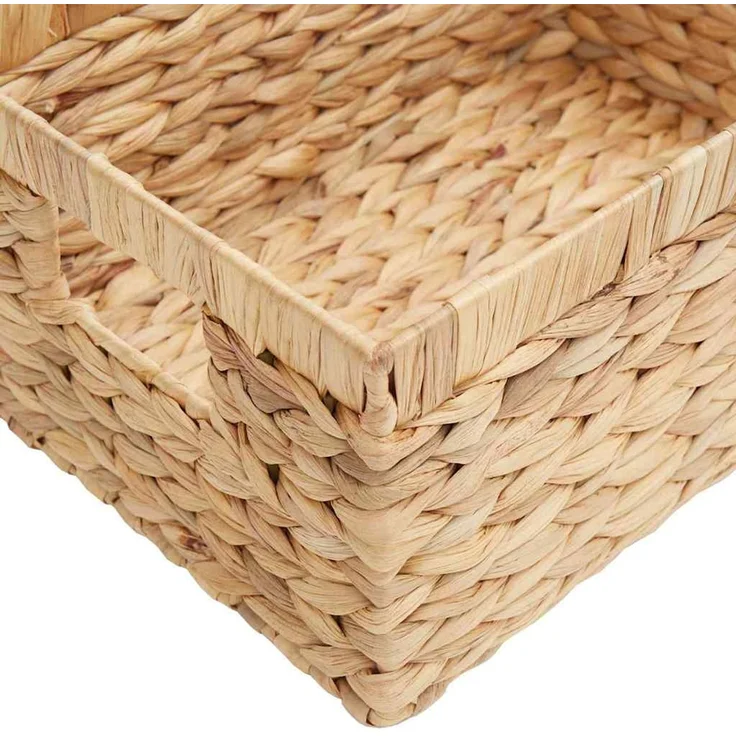 vidaXL Aufbewahrungskörbe 3 pcs Natur 40 x 30 x 18 cm Wasserhyazinthe 42020142 – Bild 6