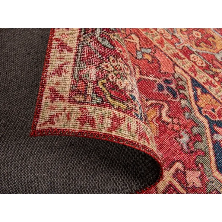 Gino Falcone Teppich Cecilia 28623, rechteckig, Höhe: 3 mm, Flachgewebe, bedruckt, Orient-Optik