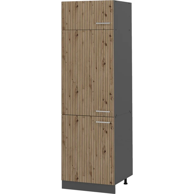 Kühlumbauschrank R-Line Artisan-Eiche 60 cm Vicco – Bild 1
