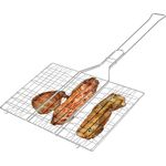 bremermann Grillguthalter Grillgutwender rechteckig // Edelstahl mit langem Griff