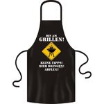 Grillschürze "Bin am Grillen! Keine Tipps! Bier bringen! Abflug"