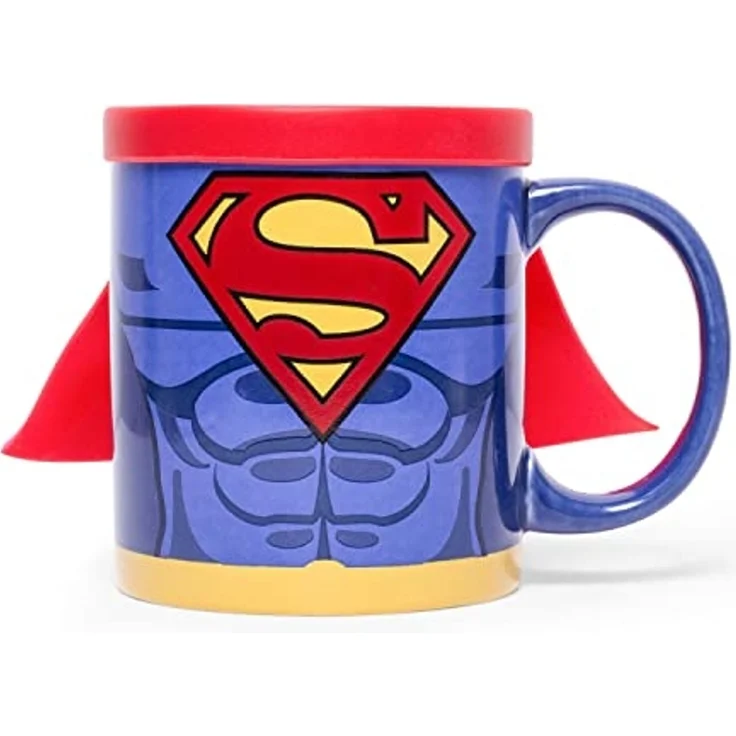 Thumbs Up Superman Mug with Cape Einzelbild 0 25 l Blau Rot Keramik Silikon Universal 1 Stück(e) – Bild 6