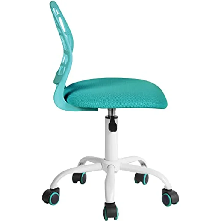 FurnitureR Home Office Stuhl, ergonomischer höhenverstellbarer Drehstuhl mit Rollen, moderner Computerstuhl für Arbeitszimmer und Büro – Bild 7