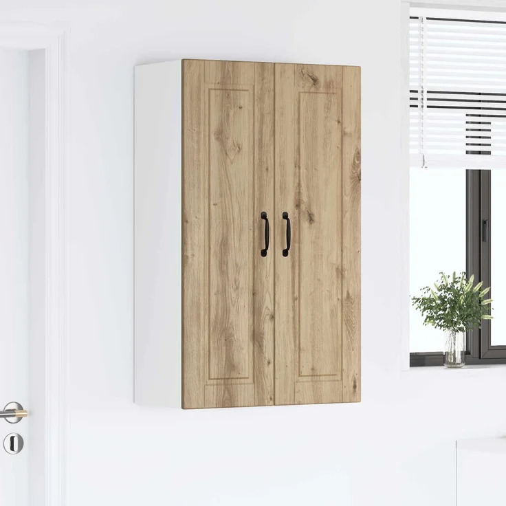vidaXL Wandschrank PORTO Artisan-Eiche 60 x 31 x 100 cm Holzwerkstoff 885494 – Bild 4