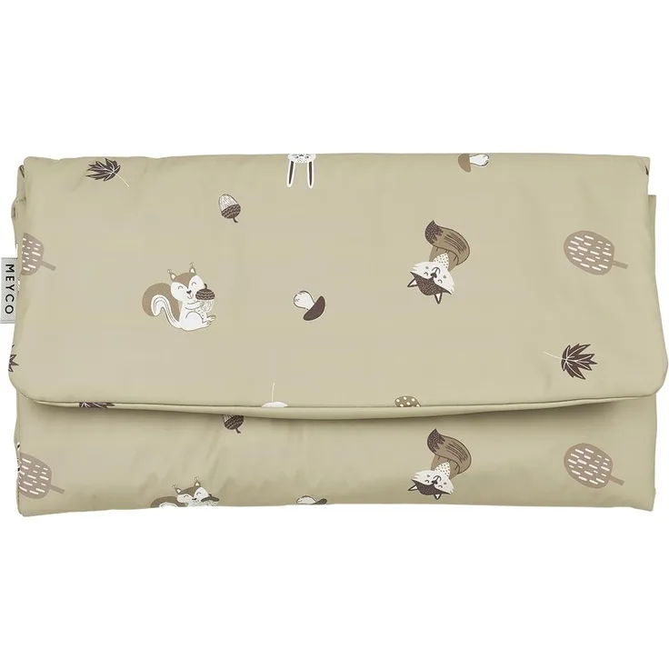 Meyco Wickelauflage - Forest Animals - Sand Braun