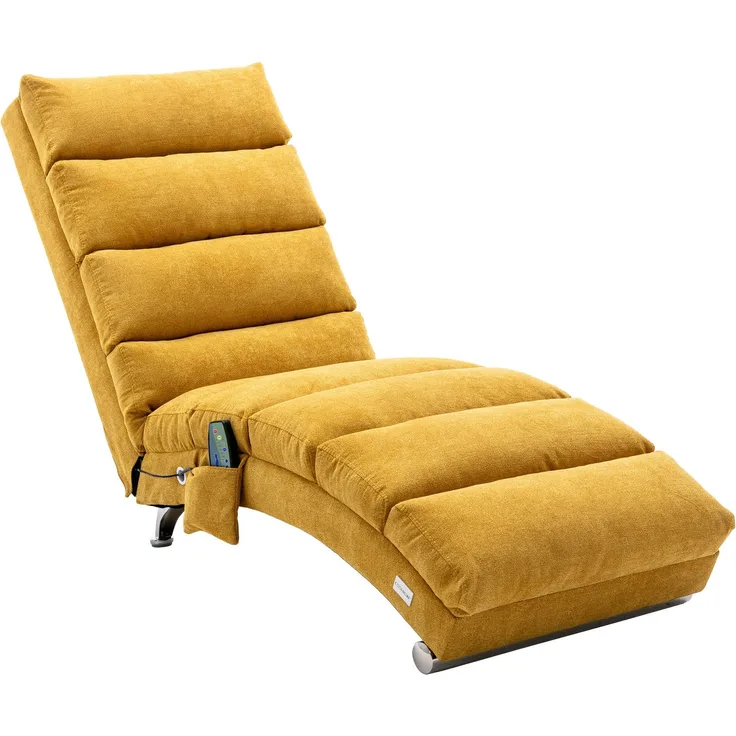 LVHOM Relaxsessel Sackleinen Massage-Liege INDOOR PREMIUM, Ergonomische Fernbedienungs-Steuerung, 5 sanfte Massageprogramme, Elektrischer Massagesessel