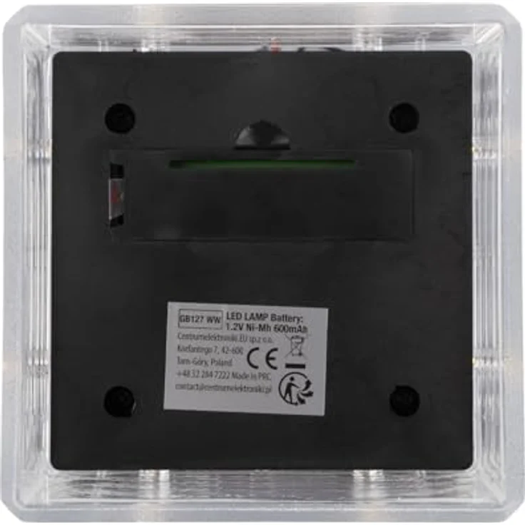Green Blue LED-Solarleuchte GB127 WW für Pfosten, Warmweiß 3200K, Dämmerungssensor, kabellose Montage, 81 x 81 x 60 mm – Bild 4
