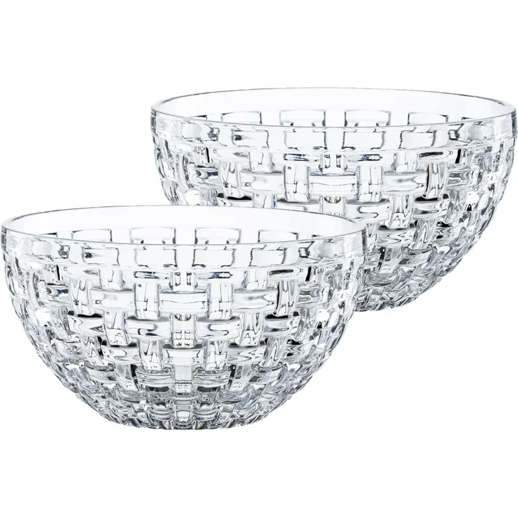 Nachtmann Bossa Nova Schale 15 cm mit Silikondeckel 2er Set