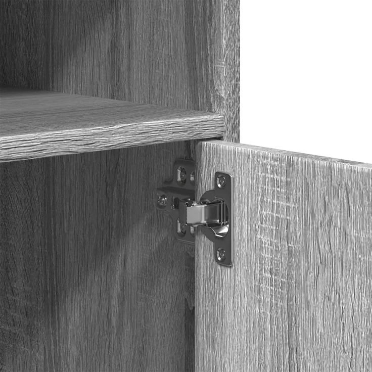 vidaXL Rollschrank Grau Sonoma 60x48x81 cm Holzwerkstoff 853169 – Bild 7