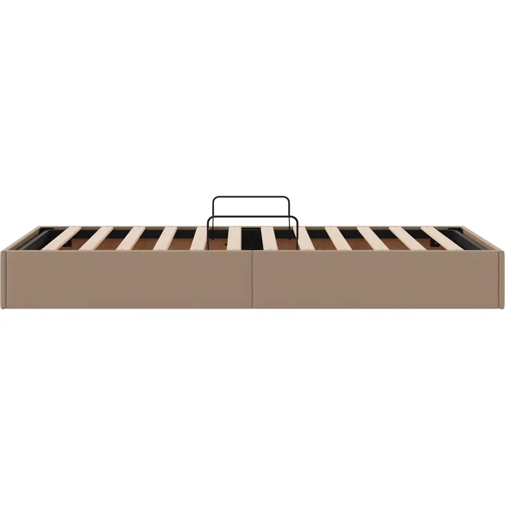 vidaXL Ottoman Bettgestell Cappuccino 90 x 190 cm Kunstleder 3442753 – Bild 8