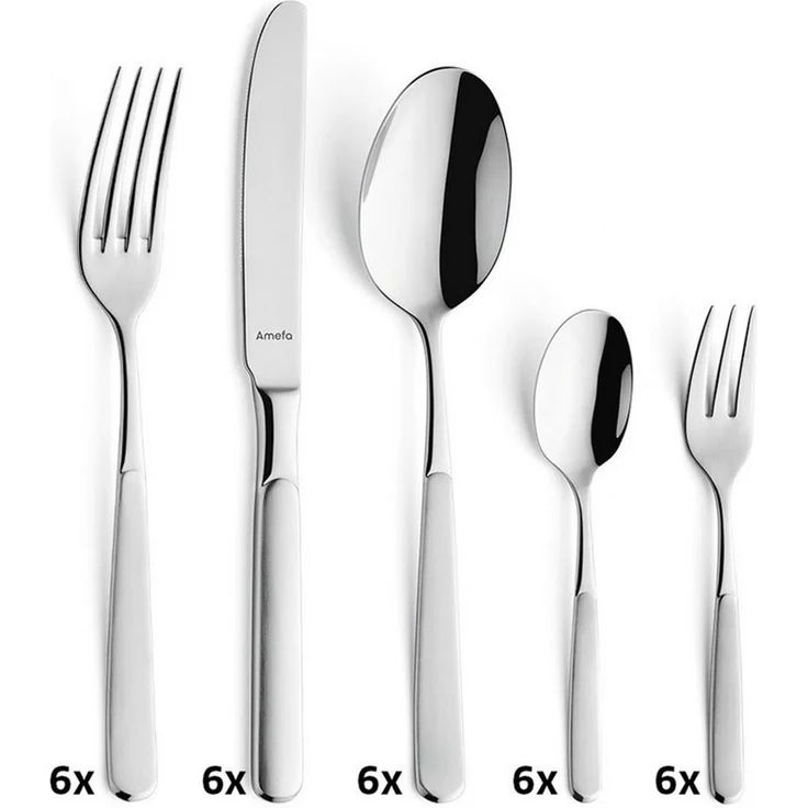 Amefa SATINA Besteckset 30-teilig mattiert – Bild 4