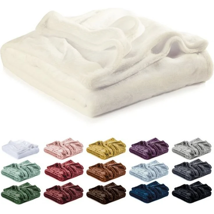 Wohndecke Kuscheldecke, Fleecedecke, Wolldecke flauschig und weich, Lavea, Mikrofaser, Atmungsaktiv & Hautfreundlich – Bild 4